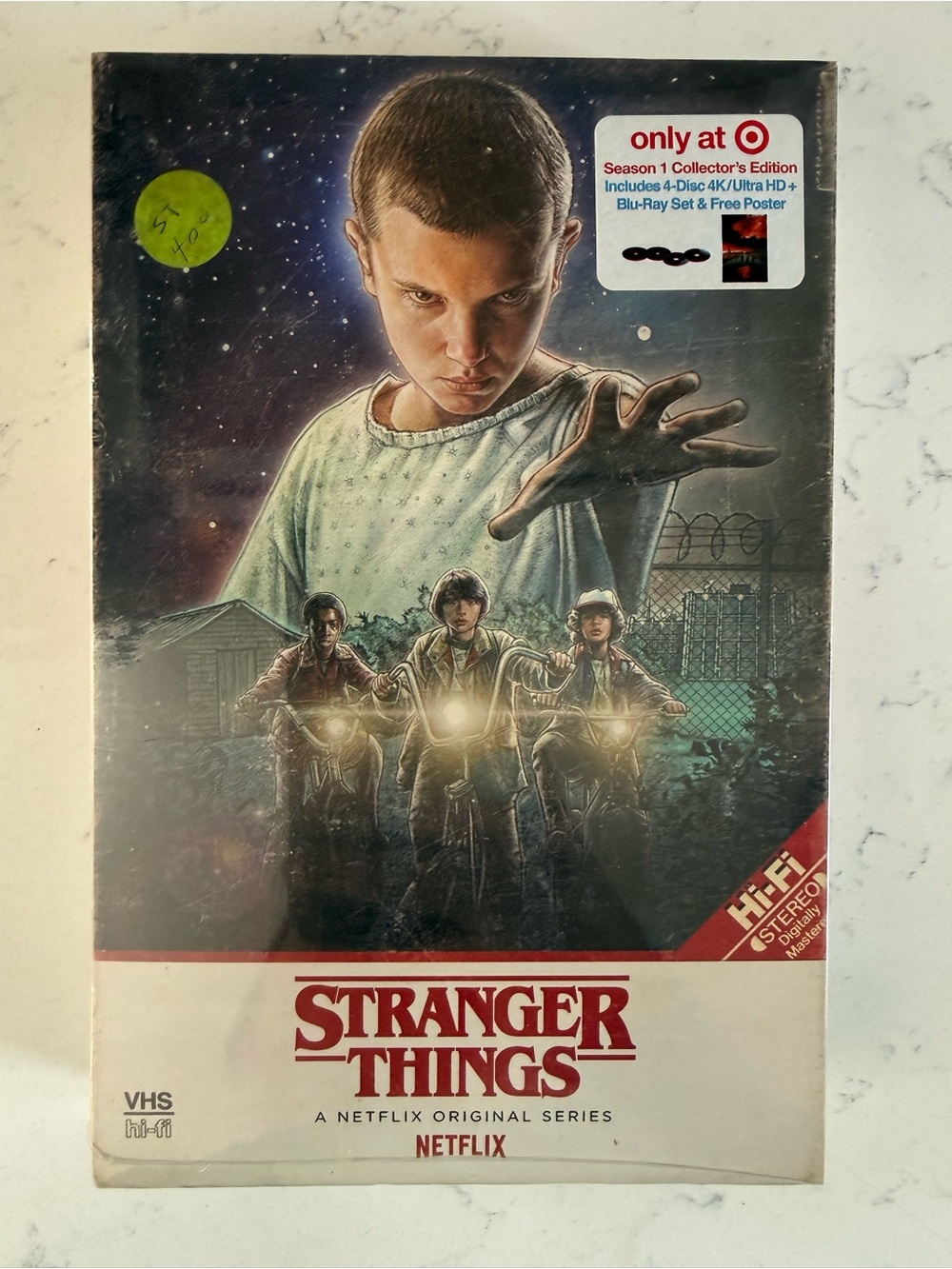 Stranger Things Season 1 Collector's Edition 4K UHD Blu-ray VHS Style Box Set